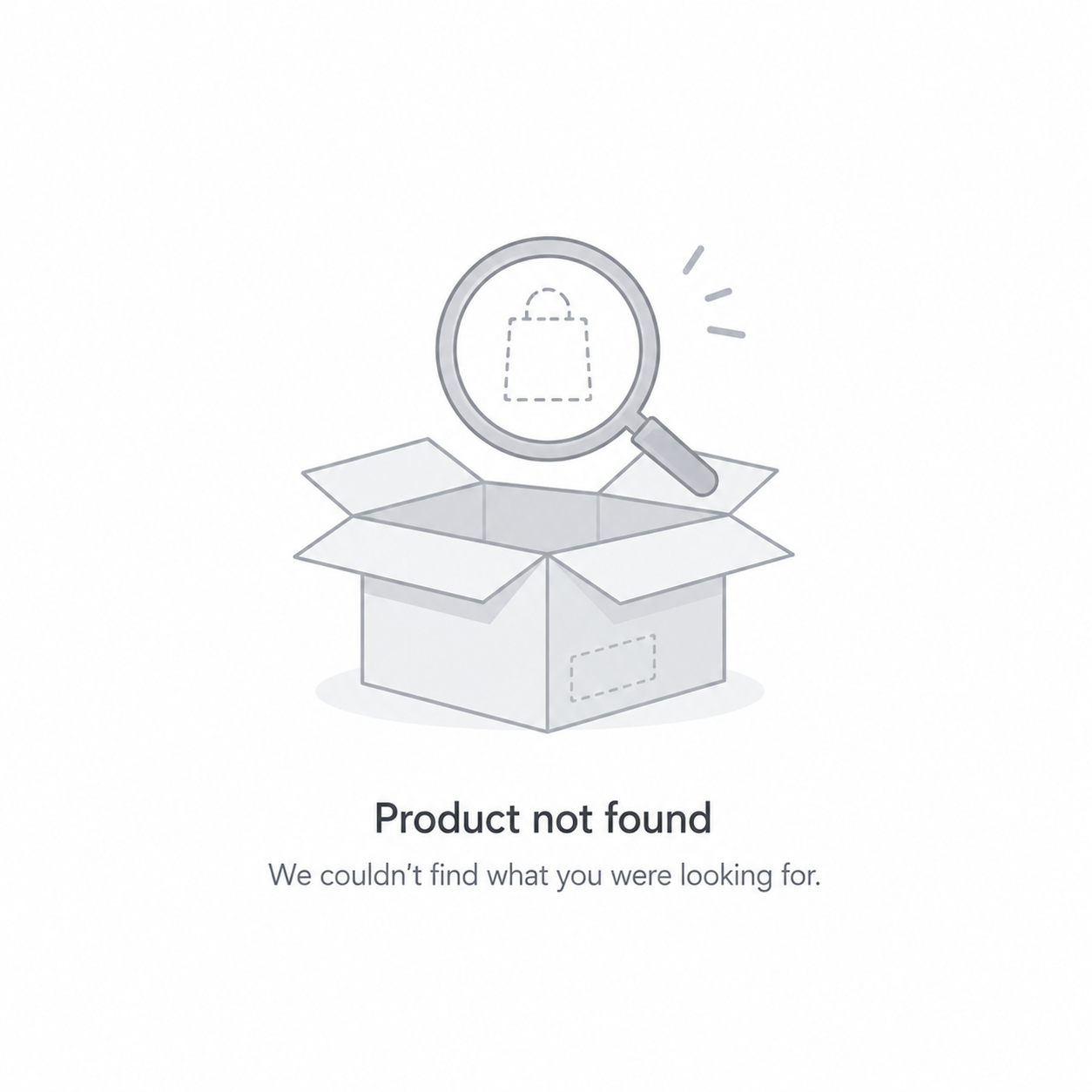 Product Not Found