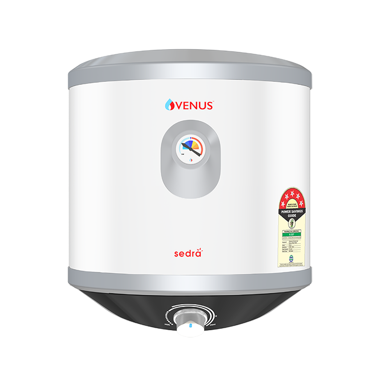 Venus Sedra 10 Litre Storage Water Heater Silver Slate