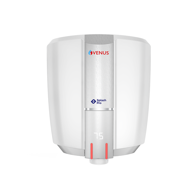 Venus Splash pro Smart Storage Water Heater (Geyser) 10 litre White Graphite Silver
