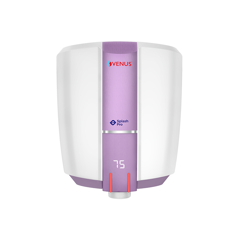 Venus Splash pro Smart Storage Water Heater (Geyser) 10 litre White Purple Haze