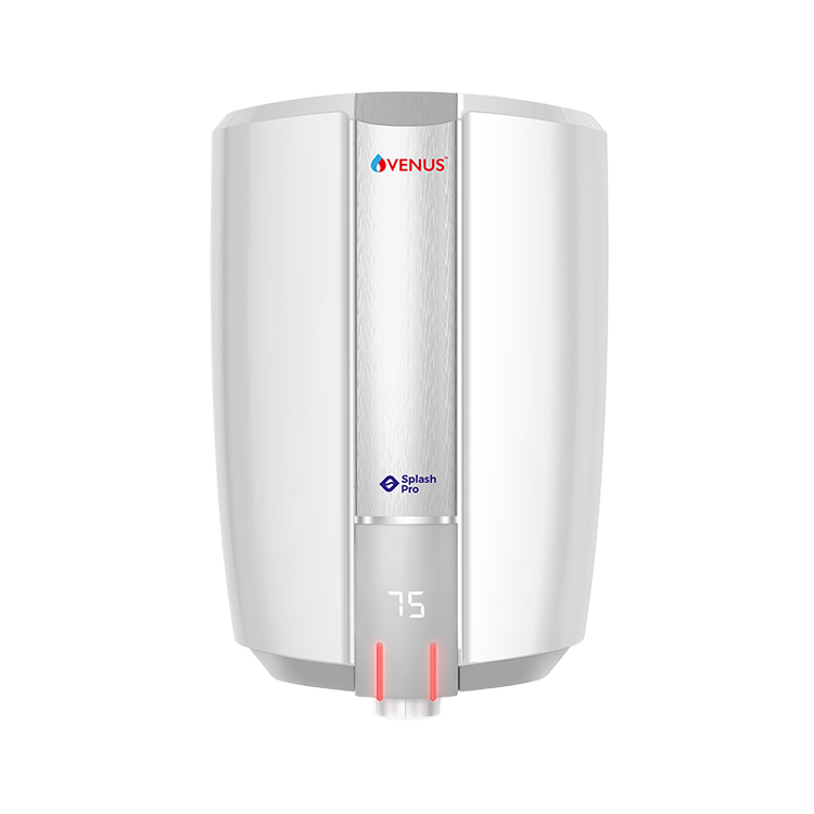 Venus Splash pro Smart Storage Water Heater (Geyser) 15 litre white Graphite silver
