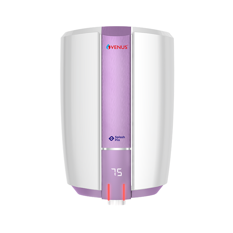 Venus Splash pro Smart Storage Water Heater (Geyser) 15 litre white purple haze