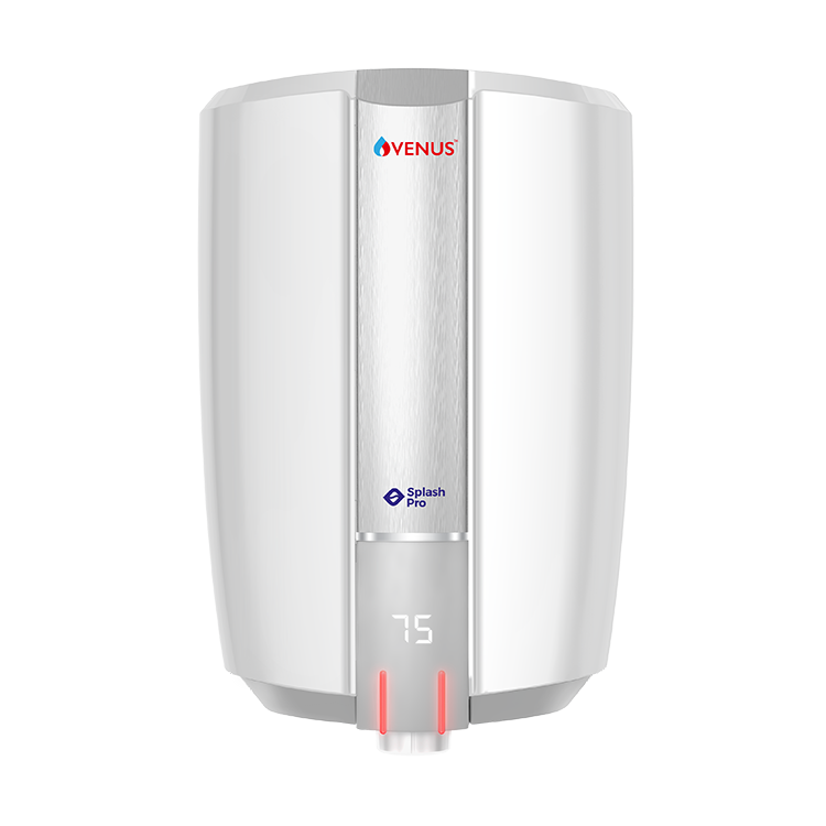 Venus Splash pro Smart Storage Water Heater (Geyser) 25 litre White Graphite Silver