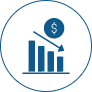 Depreciation benefit icon