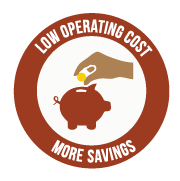 Low Operation Cost More Savings.png