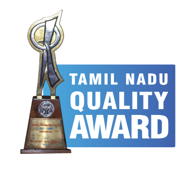 Twice winner of the ‘Tamil Nadu Quality Award’.png